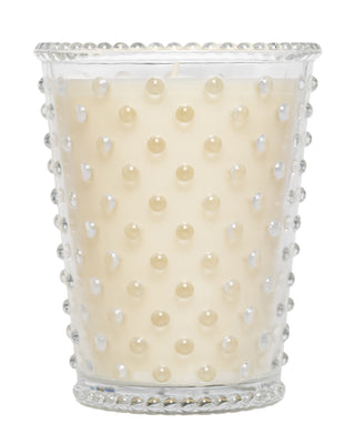 No. 26 Scotch Pine Hobnail Glass Candle