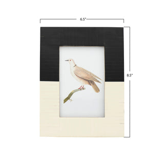 Black and White Resin Frame