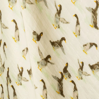 Duck Organic Cotton Muslin Two-Piece Burp Cloth Set