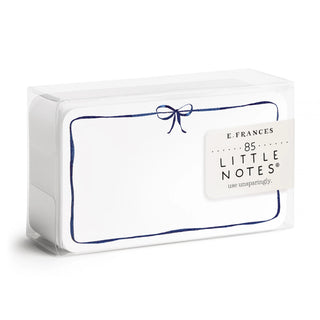 Navy Bow Little Notes