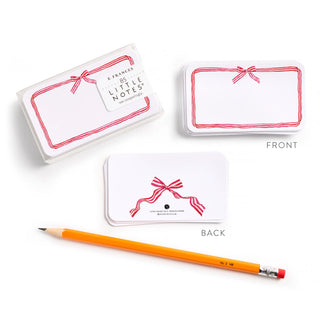 Red Ribbon Candy Little Notes