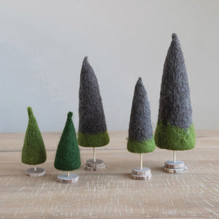 Wool Felt Trees