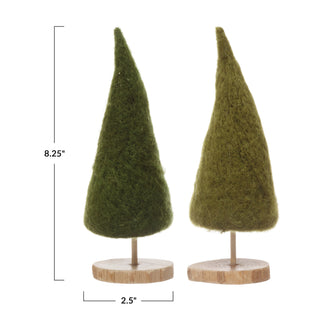 Wool Felt Trees