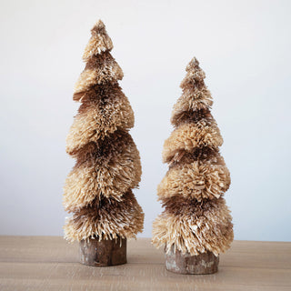 Glitter Raffia Tree Small