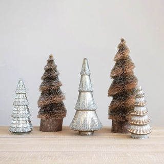 Glitter Raffia Tree Small