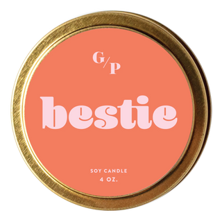Bestie 4oz Candle Tin