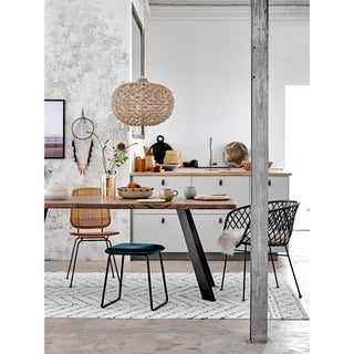 Round Black Serving Board