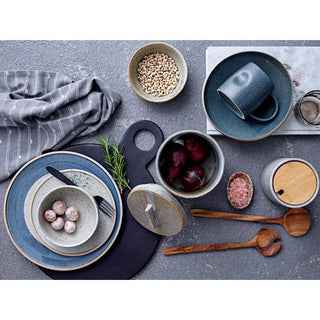 Round Black Serving Board