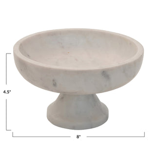 Marble Footed Bowl