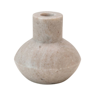 Round Marble Taper Holder
