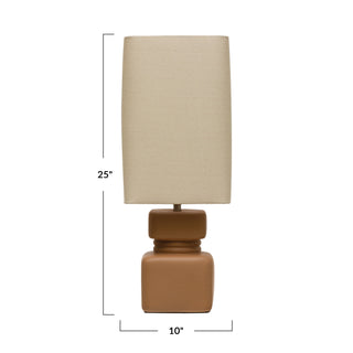 Terracotta Table Lamp
