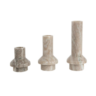 3" Marble Taper Holder