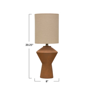 Terracotta Table Lamp