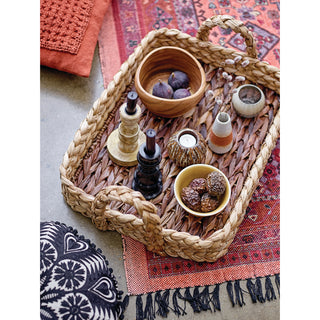 Braided Tray with Handles