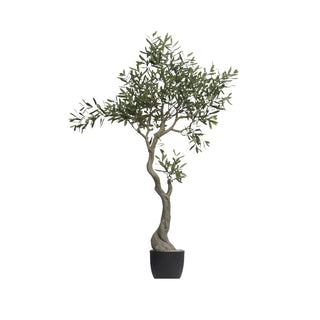Potted Faux Olive Tree
