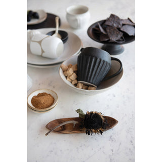 Black Stoneware Pitcher