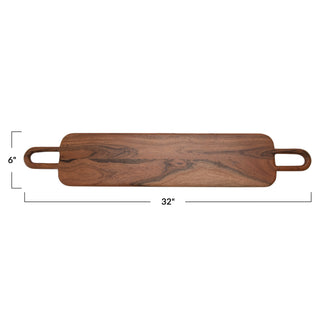 Acacia Serving Board with Handles
