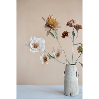 Paper Flower Pick gold