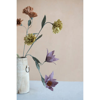 Purple/pink Paper Flower Spray