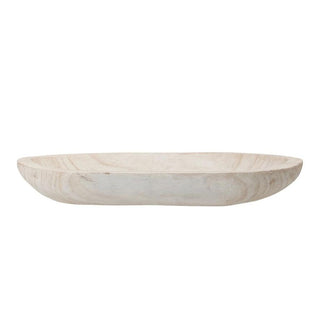 Paulownia White Wood Bowl