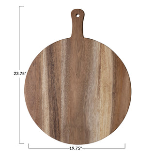 Sugar Wood Cutting Board with Handle