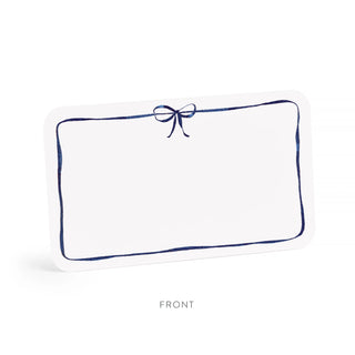 Navy Bow Little Notes