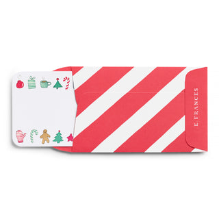 Little Notes Envelopes - Candy Cane Stripe