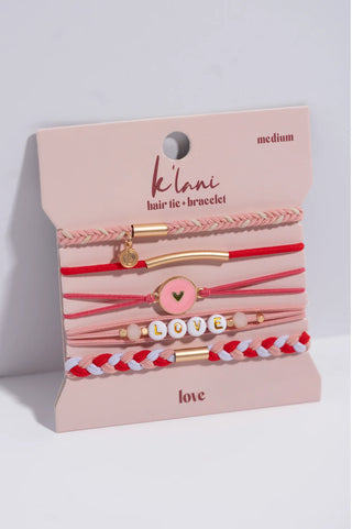 Love - Hair Tie Bracelet