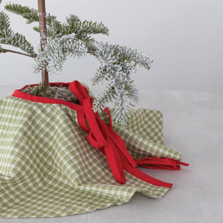 Green Plaid Tree Skirt