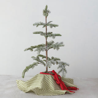 Green Plaid Tree Skirt