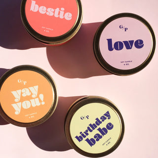 Yay You! 4 oz. Just Because Candle Tin