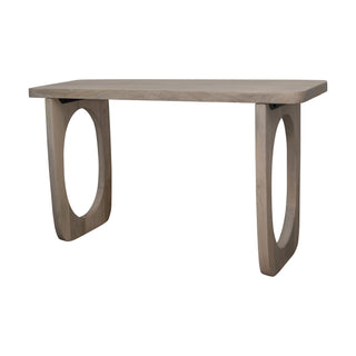 Bleached Wood Console Table