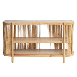 Slatted Console Table