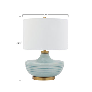 Powder Blue Table Lamp