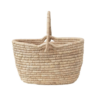 Hand Woven Basket with Handle