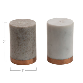 Marble Salt & Pepper Shakers