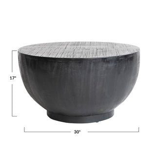 Black Drum Coffee Table