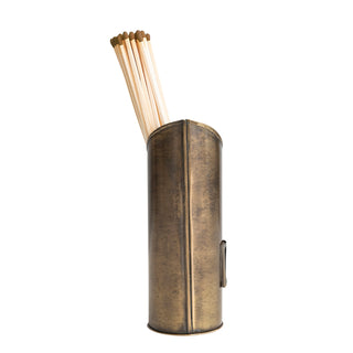 Metal Matchstick Holder with Matches