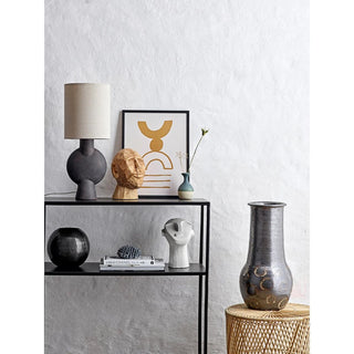 Black Terracotta Table Lamp